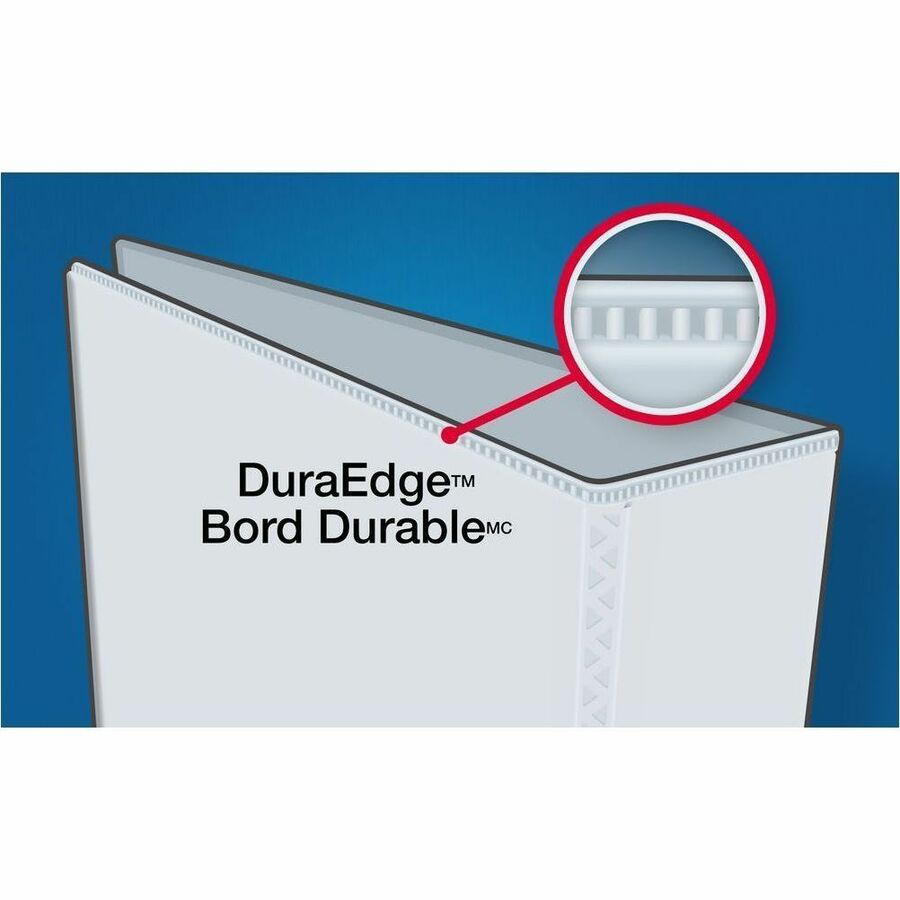 Avery&reg; Durable View 1.5" Binder, White Binder (17022)
