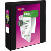 Avery&reg; Durable View 3 Ring Binder, 3" Slant Rings, 1 Black Binder (17041)