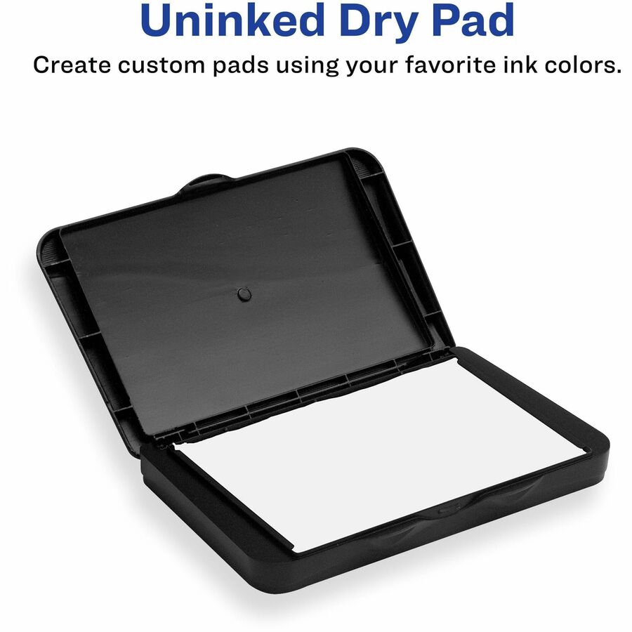 2.8" Width x 4.3" Length - Felt Pad - Black - 1 Each