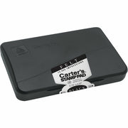 2.8" Width x 4.3" Length - Felt Pad - Black Ink - Black - 1 Each