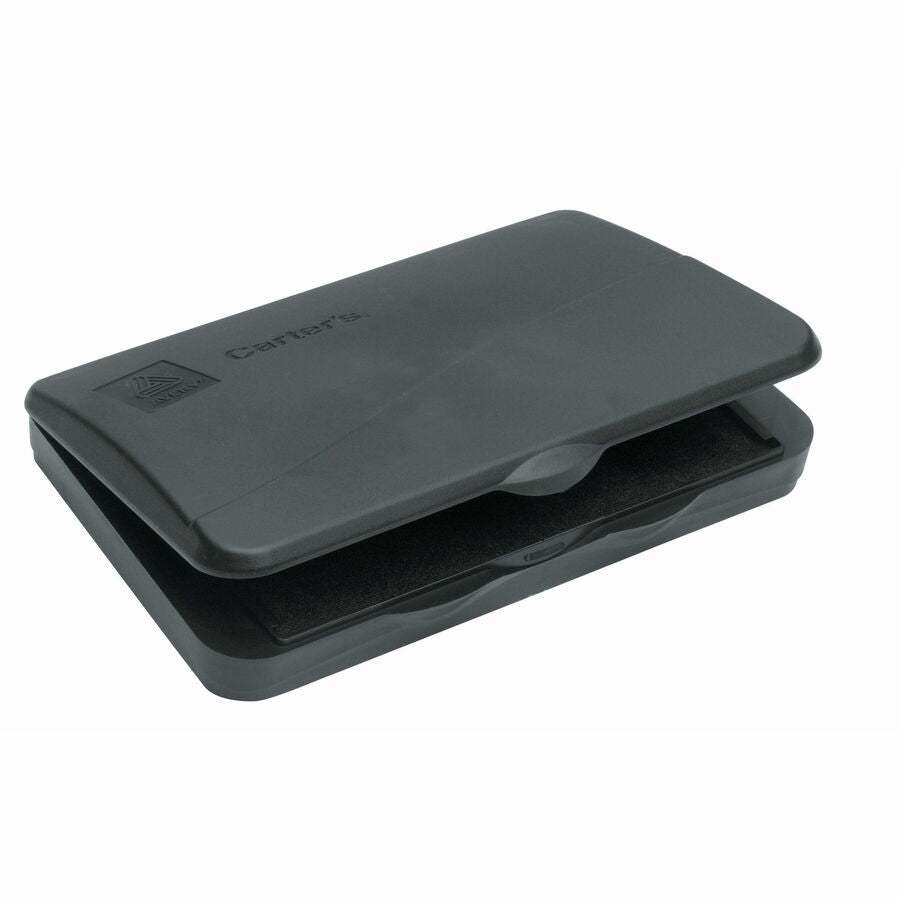 2.8" Width x 4.3" Length - Felt Pad - Black Ink - Black - 1 Each