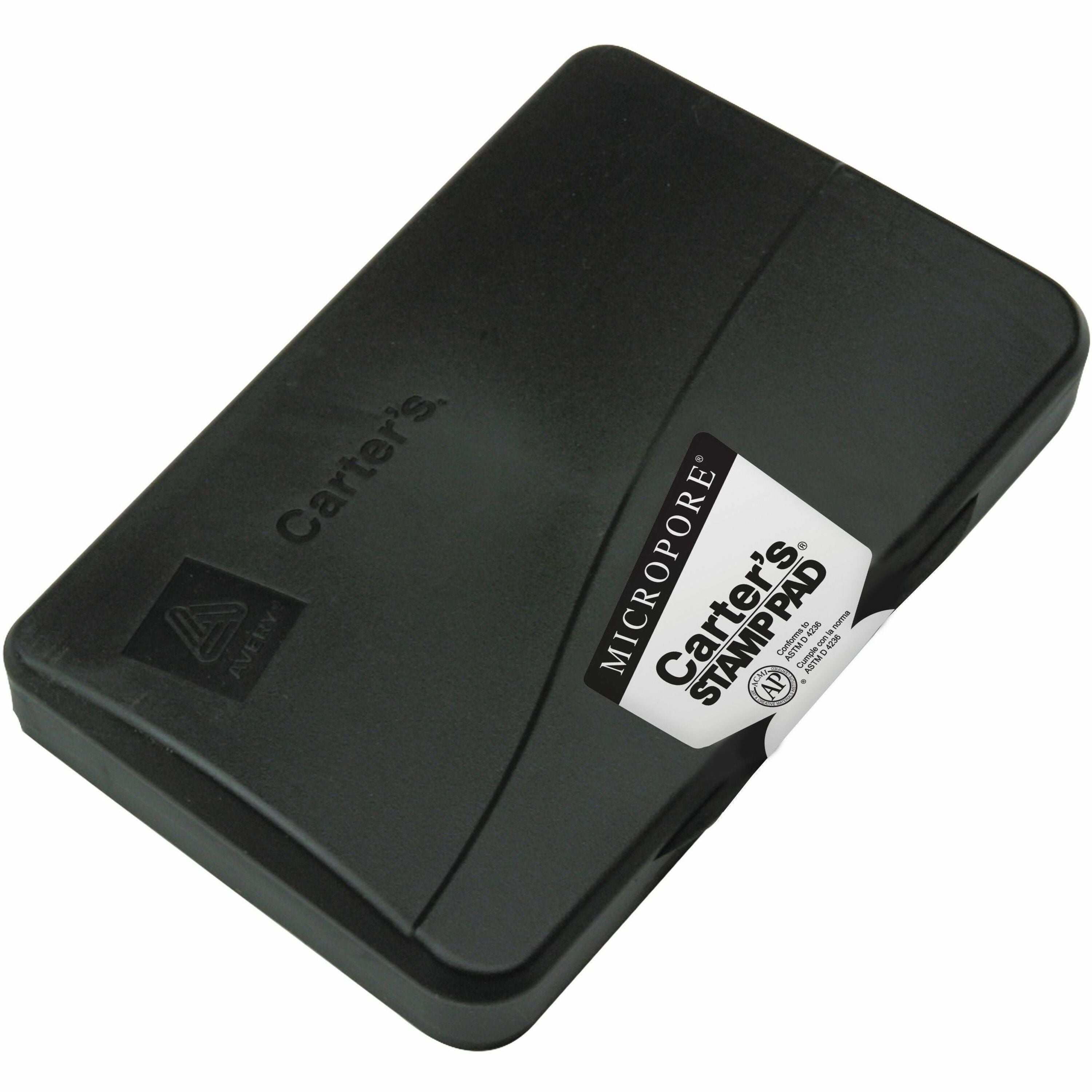 3.2" Width x 6.1" Length - Black Ink - Black - 1 Each