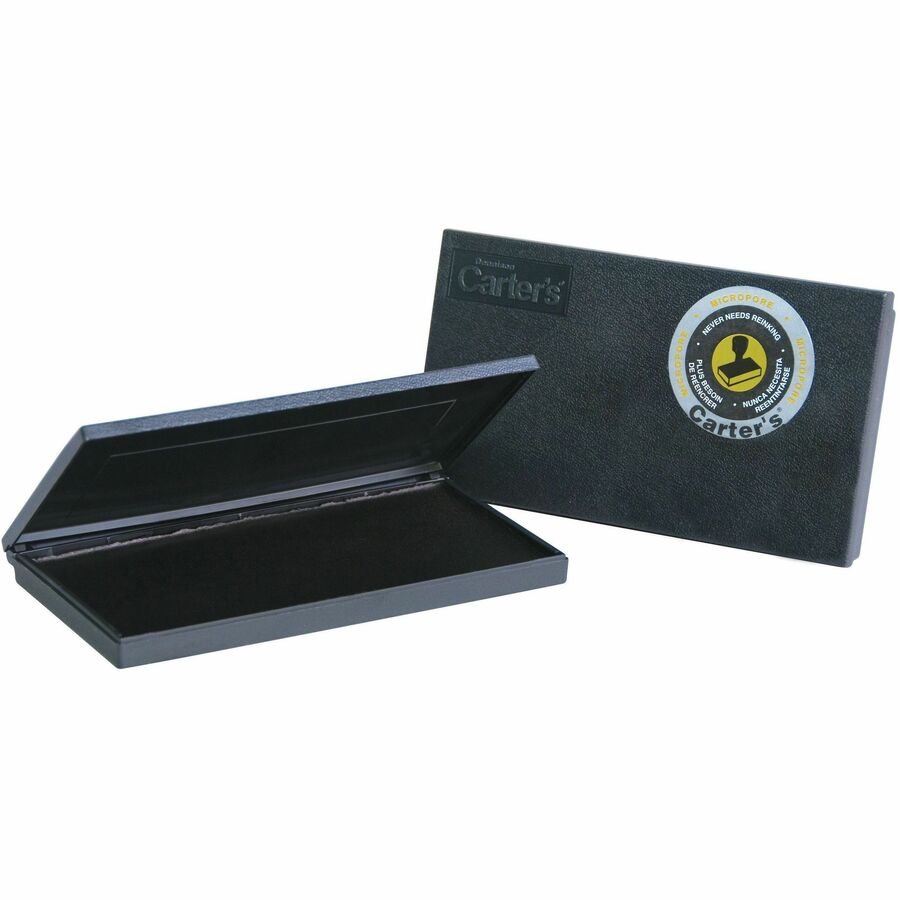 3.2" Width x 6.1" Length - Black Ink - Black - 1 Each