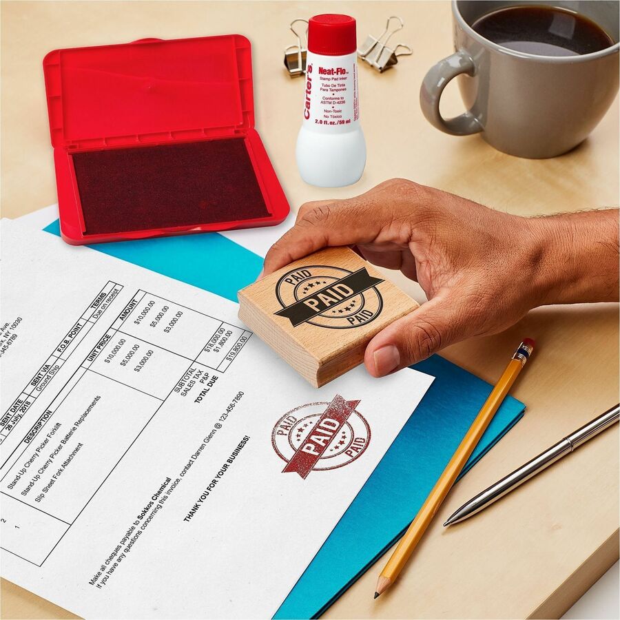 Red Ink - 2 fl oz - Red - 1 Each