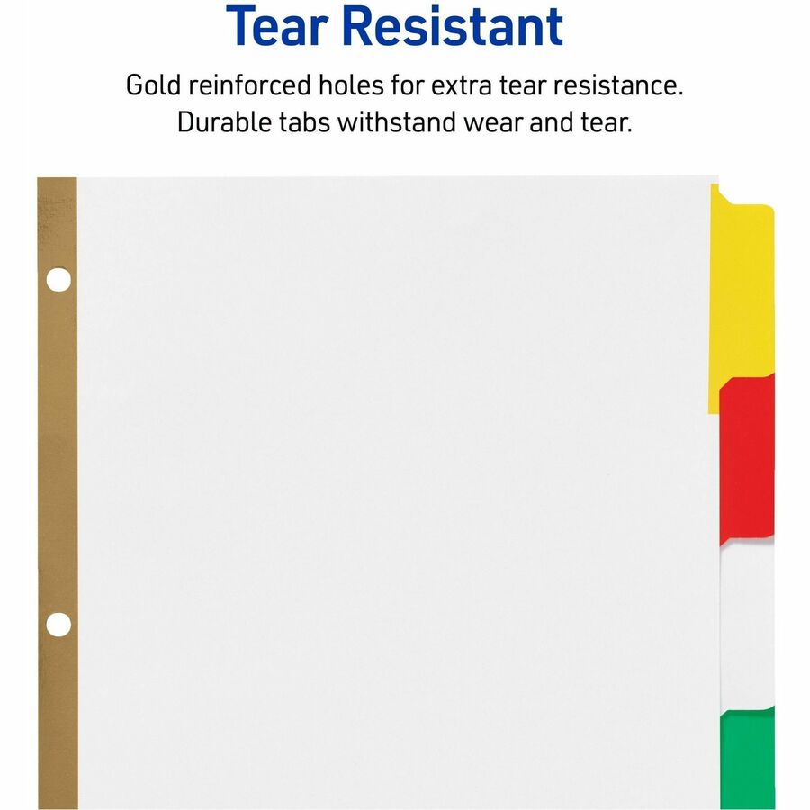 Avery&reg; Big Tab Write & Erase 5-Tab Dividers (23076)