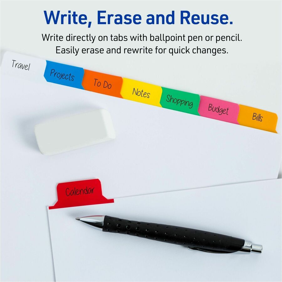 Avery&reg; Big Tab Write & Erase 8-Tab Dividers (23079)