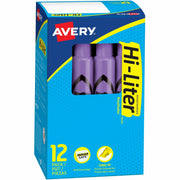Chisel Marker Point - Fluorescent Purple Ink - Purple Barrel - 1 Dozen