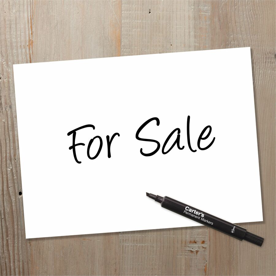 120.9675 mm Chisel Marker Point - Black Ink - 1 Dozen