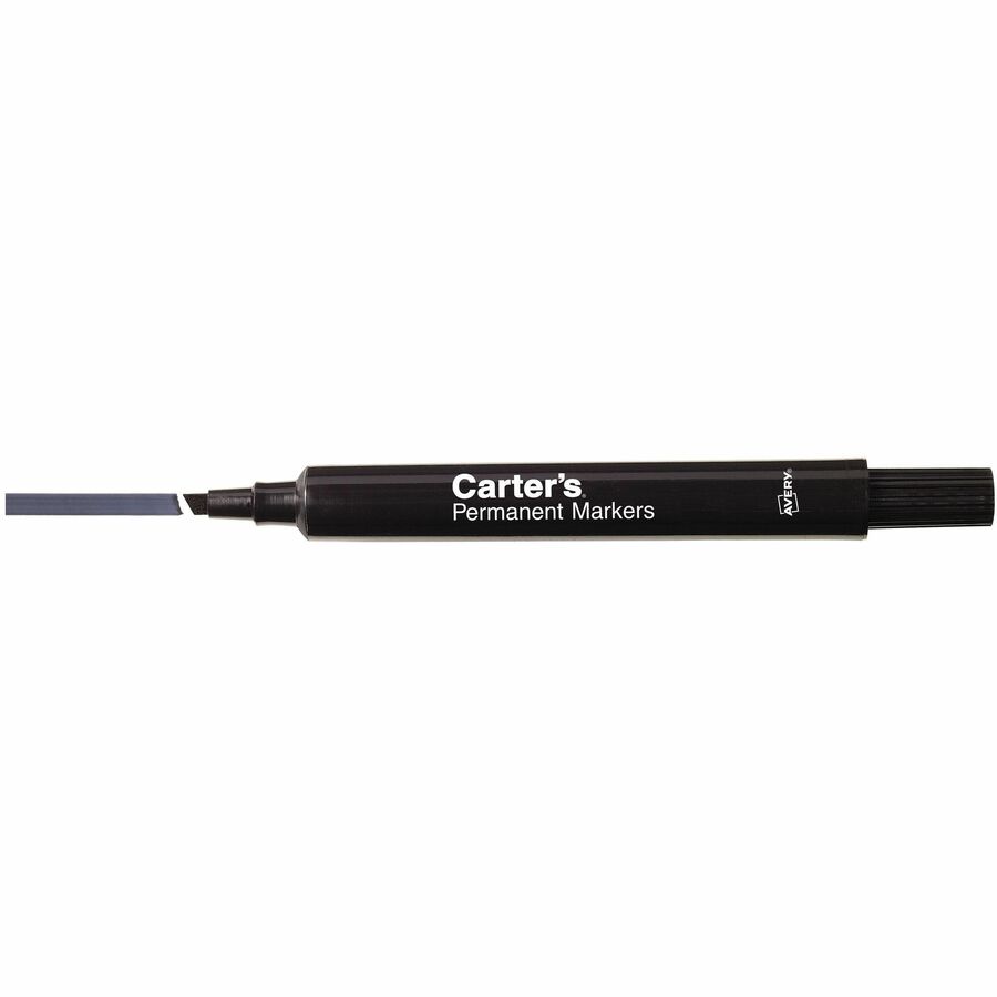 120.9675 mm Chisel Marker Point - Black Ink - 1 Dozen