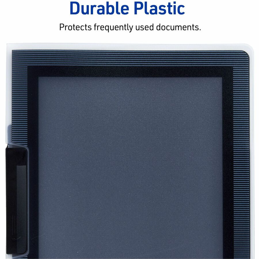 8 1/2" x 11" - 25 Sheets Capacity - Polypropylene - Assorted - 0% Recycled - 24 / Box