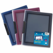 8 1/2" x 11" - 25 Sheets Capacity - Polypropylene - Assorted - 0% Recycled - 24 / Box