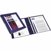 Avery&reg; Heavy-Duty Framed View 3 Ring Binder, 0.5" Slant Rings, 1 Navy Blue Binder (68051)