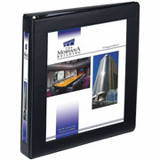 Avery Heavy-Duty Framed View 3-Ring Binder, 1" Capacity, Letter Size, 275 Sheet Capacity, 2 Internal Pockets, Black, 1 Each