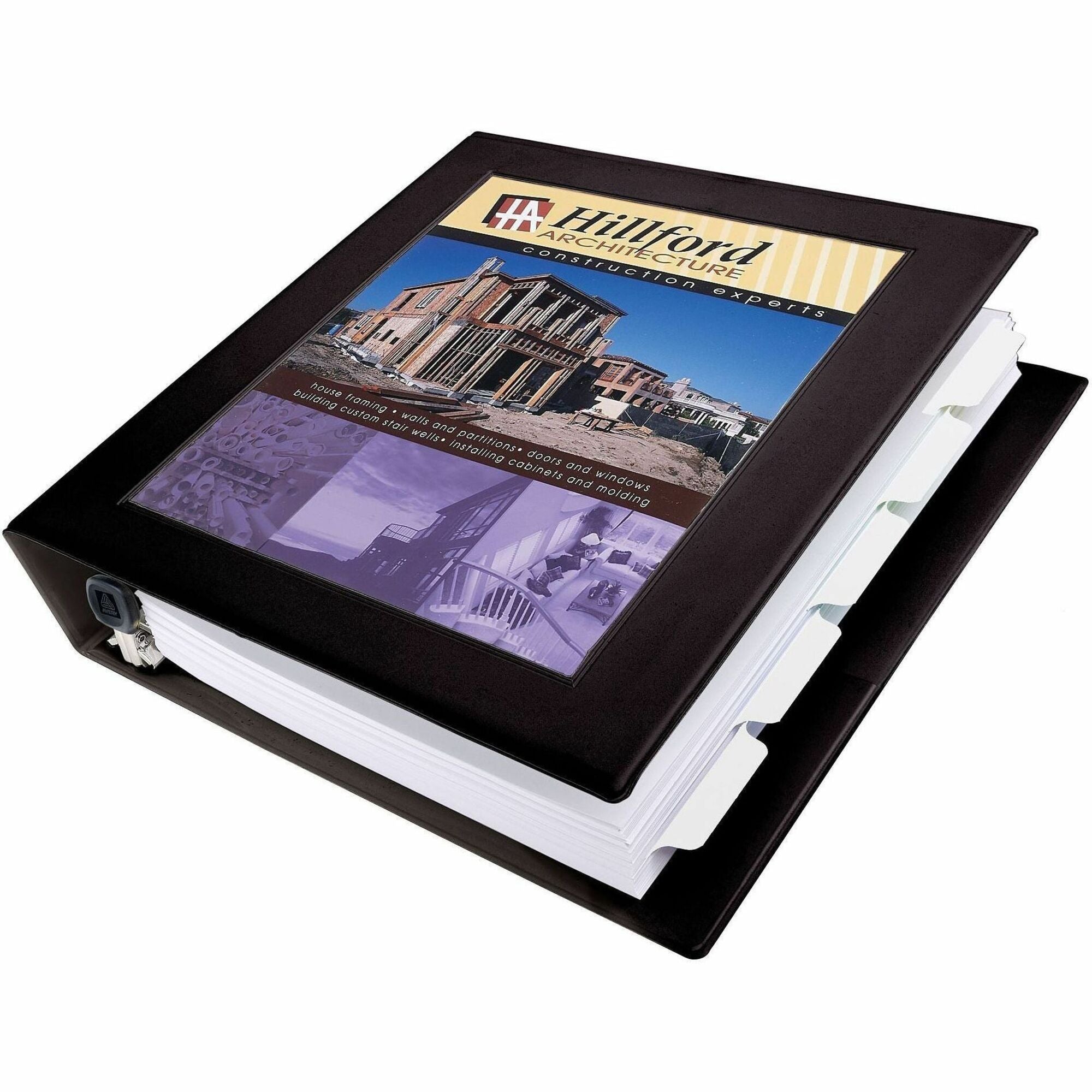 Avery Heavy-Duty Framed View 3-Ring Binder, 1.5" EZD Rings, Black