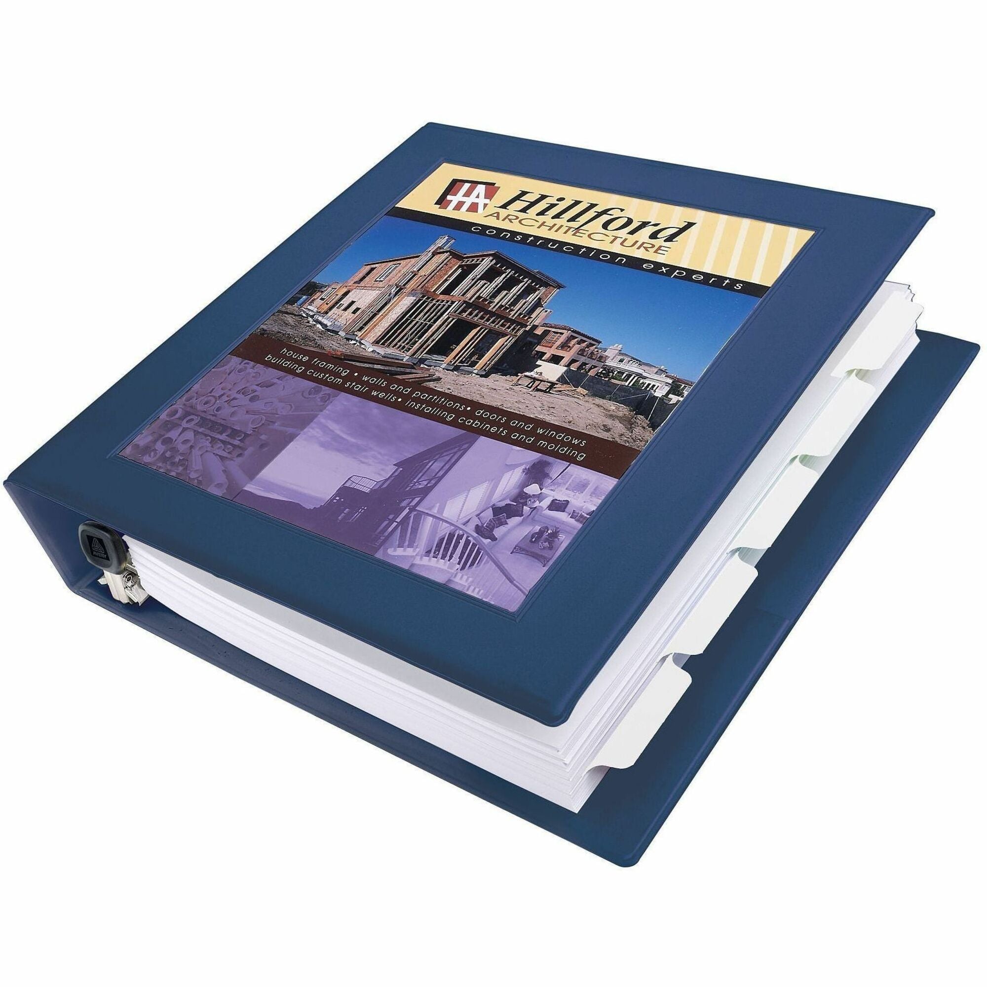 Avery Heavy-Duty Framed View Binder, 1.5" EZD Rings, Navy Blue