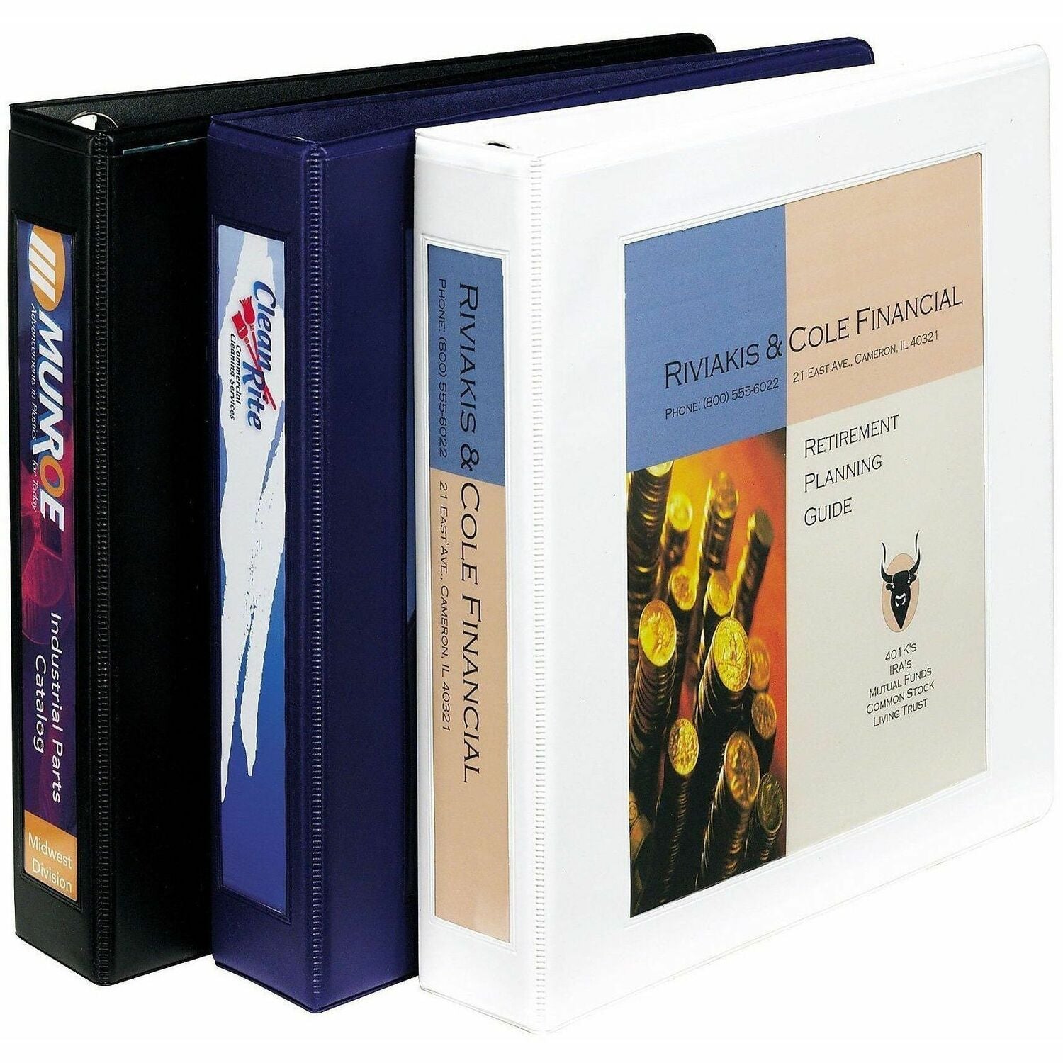 Avery Heavy-Duty Framed View 3-Ring Binder, 1.5" EZD Rings, White