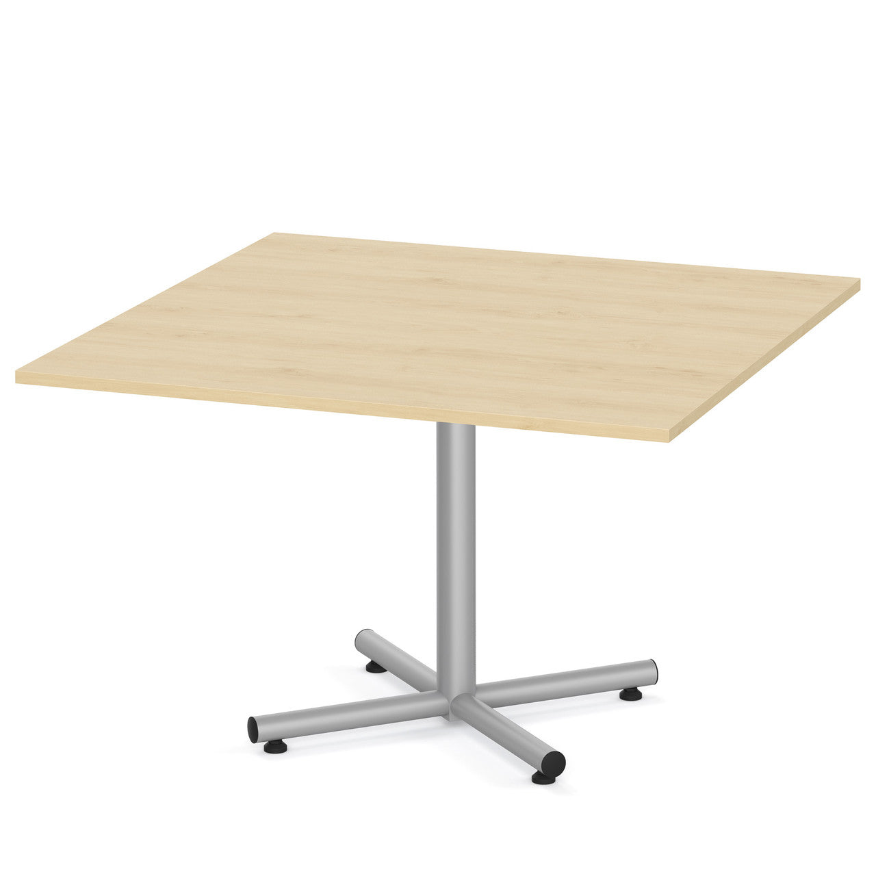 OfficeSource OS Conference/Multi-Purpose Tables 48" Square Top - Maple