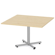 OfficeSource OS Conference/Multi-Purpose Tables 48" Square Top - Maple