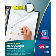 For Letter 8 1/2" x 11" Sheet - Clear - Polypropylene - 50 / Box