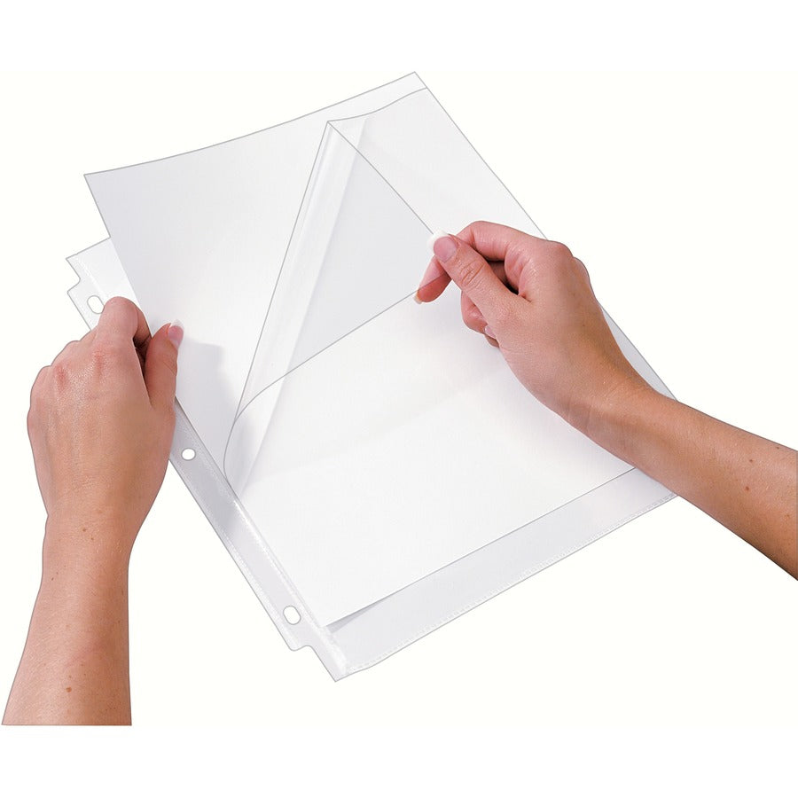 For Letter 8 1/2" x 11" Sheet - Clear - Polypropylene - 50 / Box