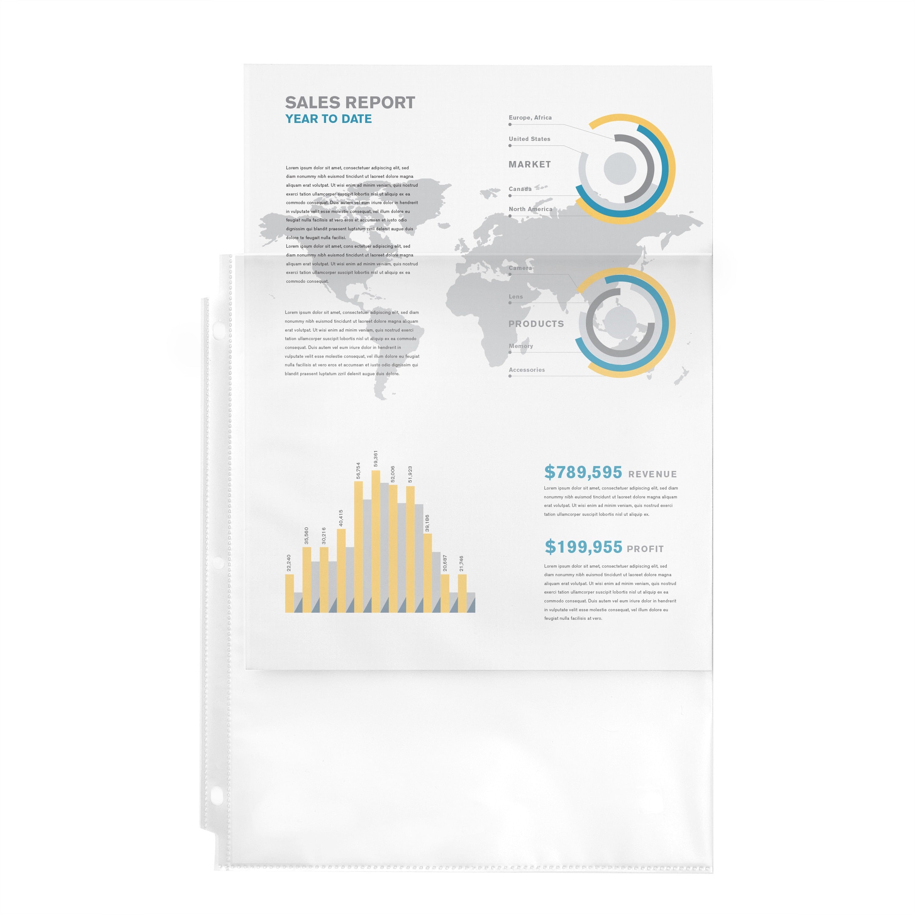 Avery&reg; Economy-Weight Sheet Protectors - For Letter 8 1/2" x 11" Sheet - Clear - Polypropylene - 1 Pack