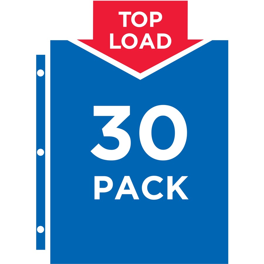 Avery&reg; Economy-Weight Sheet Protectors - For Letter 8 1/2" x 11" Sheet - Clear - Polypropylene - 1 Pack