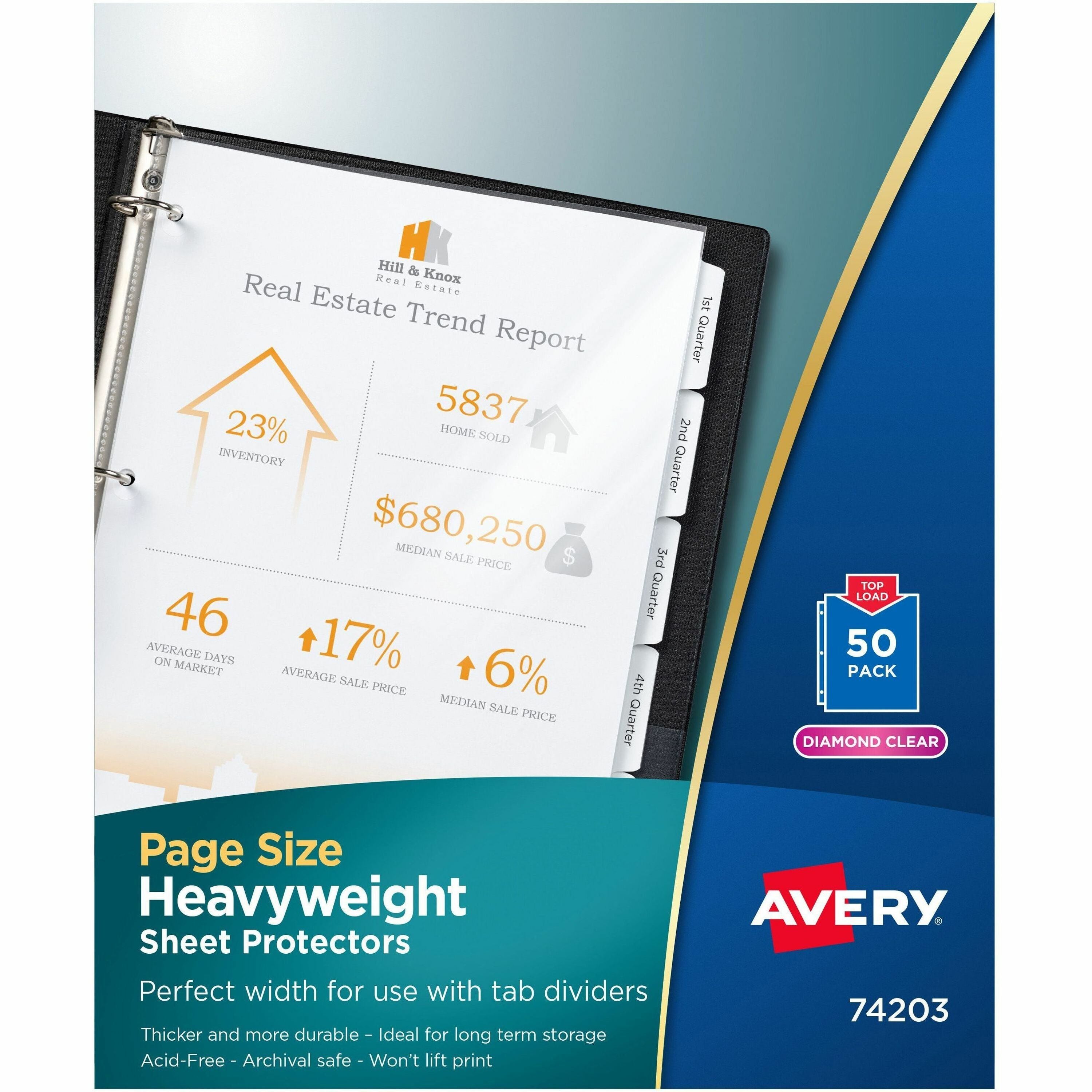 1 x Sheet Capacity - For Letter 8 1/2" x 11" Sheet - Ring Binder - Clear - Polypropylene - 50 / Box