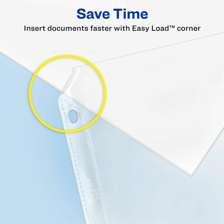 Avery&reg; Heavyweight Sheet Protectors - For Letter 8 1/2" x 11" Sheet - Diamond Clear - Polypropylene - 200 / Box