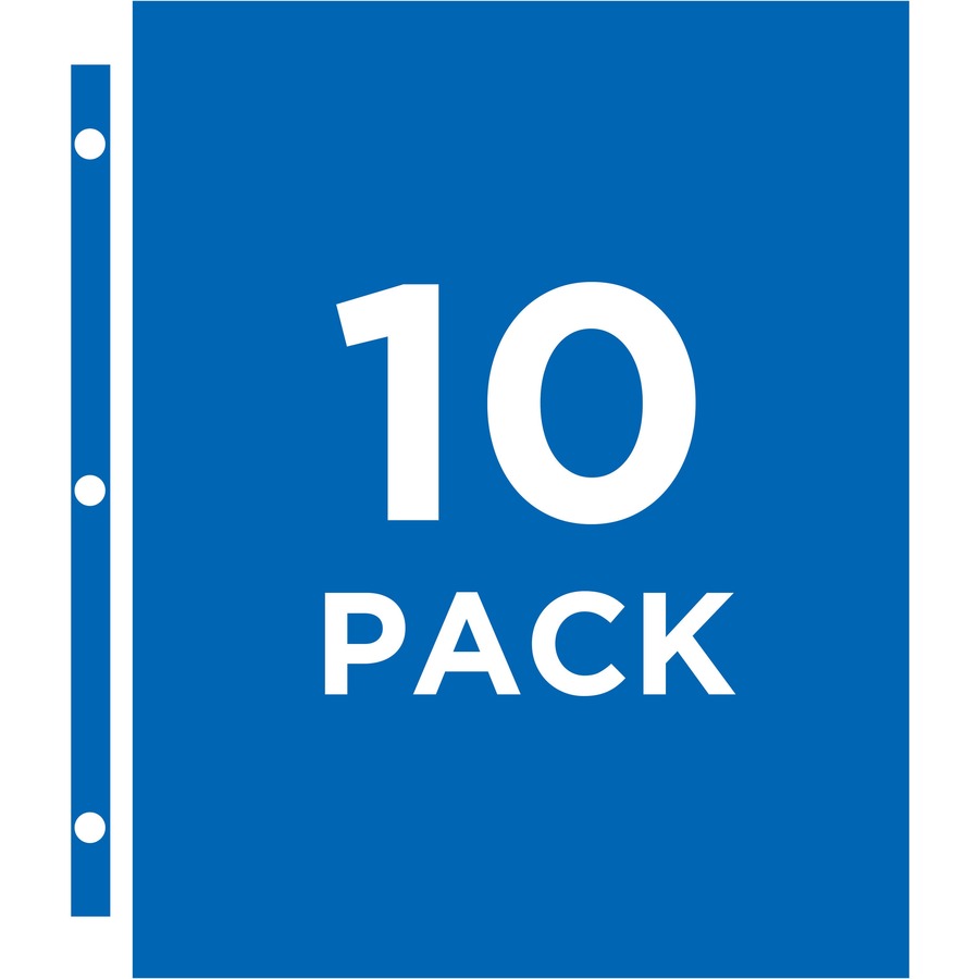 20 x Sheet Capacity - For Letter 8 1/2" x 11" Sheet - Top Loading - Clear - Polypropylene - 1 Pack