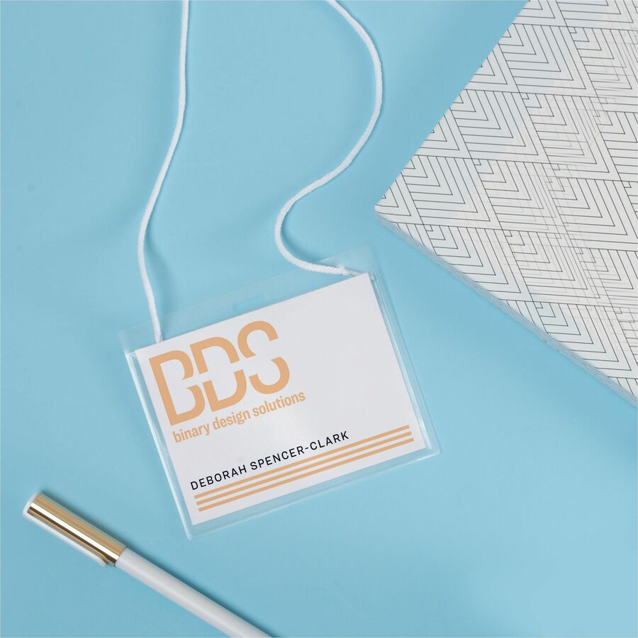 8 1/2" x 11" - Durable, Micro Perforated, Printable, PVC-free, Double-sided, Smudge-free - White - 50 / Box
