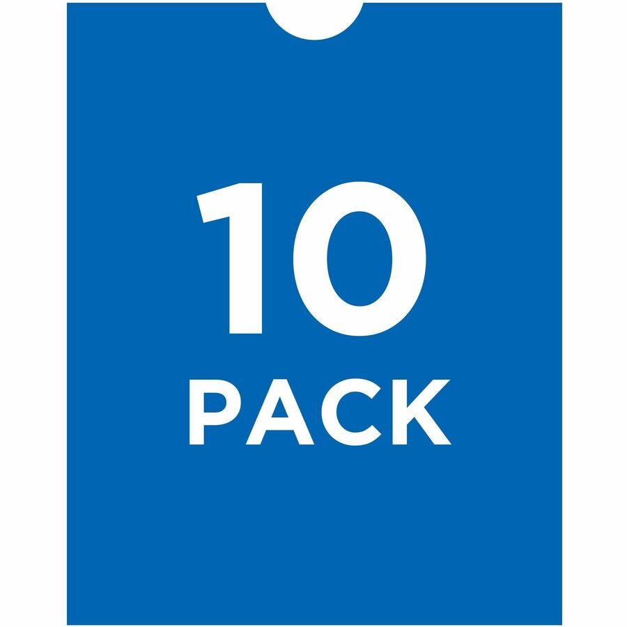 Avery&reg; Vinyl File Pocket - 4" x 6" - 30 Sheets Capacity - 1 Pocket(s) - Vinyl - Transparent - 0% Recycled - 10 / Pack