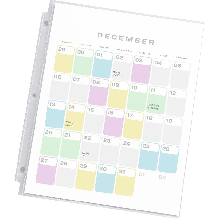 Avery&reg; Economy-Weight Sheet Protectors - For Letter 8 1/2" x 11" Sheet - Clear - Polypropylene - 100 / Box