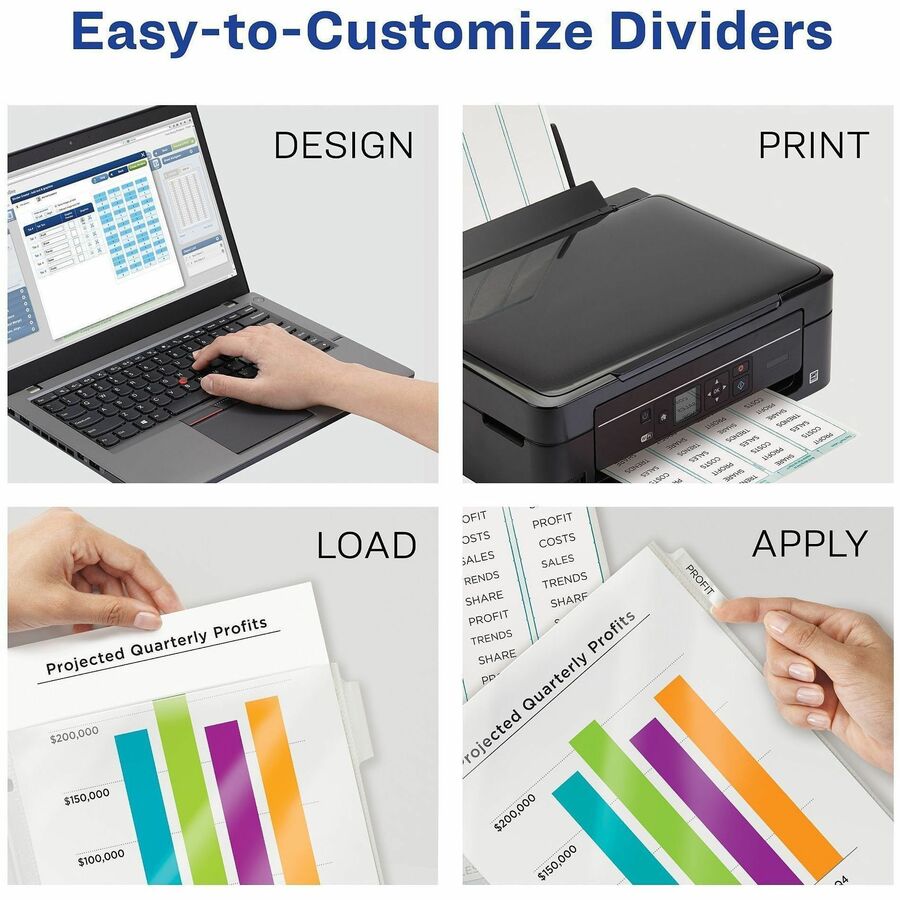 8 x Divider(s) - 8 - 8 Tab(s)/Set - 8.5" Divider Width x 11" Divider Length - 3 Hole Punched - Clear Plastic Divider - Clear Plastic Tab(s) - 1 Set