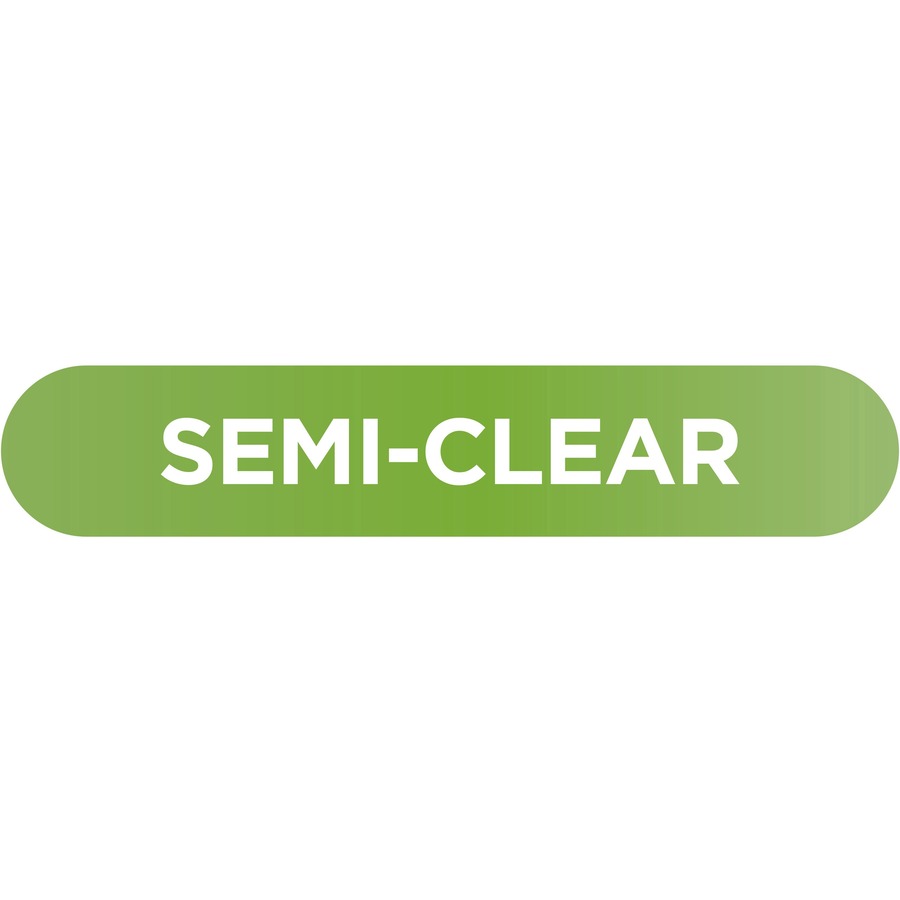 For Letter 8 1/2" x 11" Sheet - 3 x Holes - Ring Binder - Top Loading - Semi Clear - Polypropylene - 1 Box