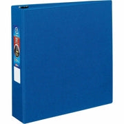 Avery Heavy-Duty DuraHinge Binder, One-Touch 2" Rings, 540-Sheet Capacity, 4 Internal Pockets, Letter Size, Blue, 1 Each