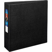 Avery Heavy-Duty Binder, One Touch EZD Rings, 3" Capacity, 3 Rings, 670 Sheet, 4 Internal Pockets, Letter Size, Black, 1 Each
