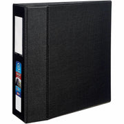 Avery&reg; Heavy Duty Binder 4" , One Touch™ Locking D Rings, Black