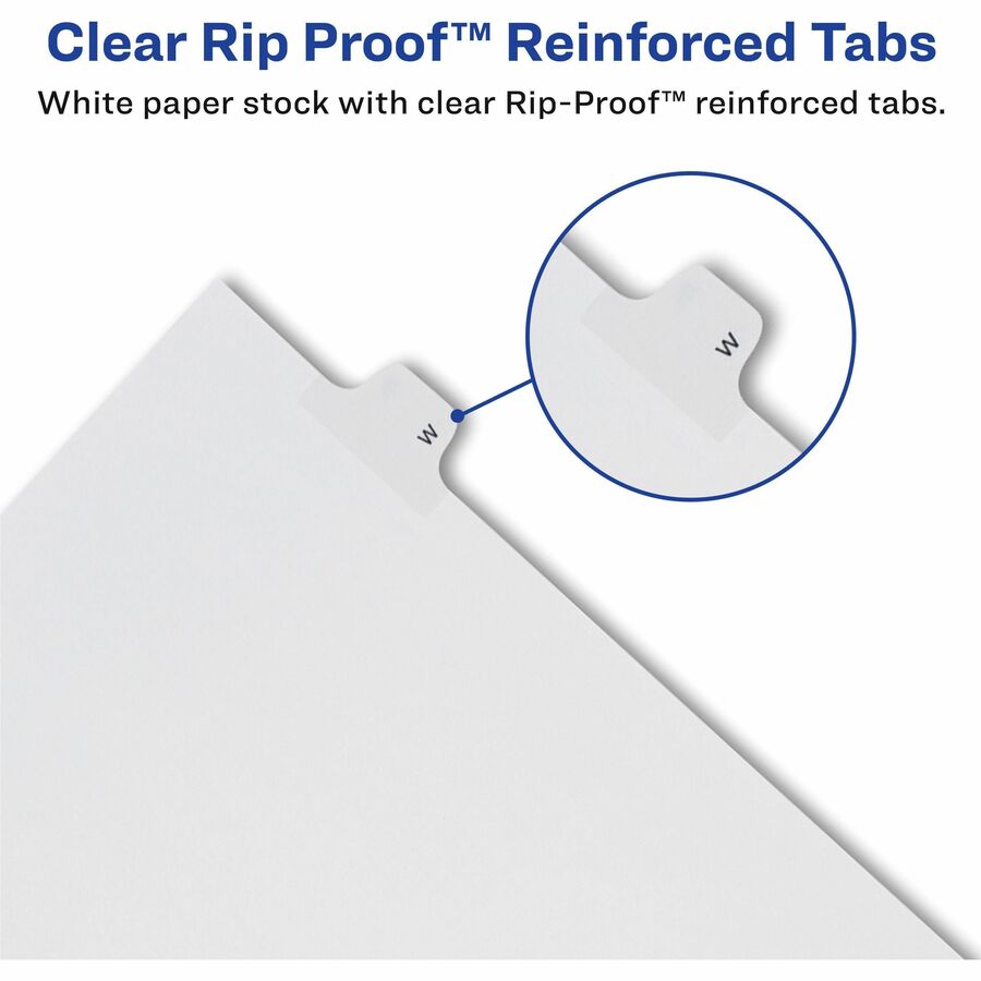 Avery&reg; Side Tab Individual Legal Dividers