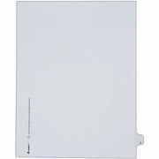 Avery&reg; Alllstate Style Individual Legal Dividers - 25 x Divider(s) - Side Tab(s) - 3 - 1 Tab(s)/Set - 8.5" Divider Width x 11" Divider Length - Letter - 8.50" Width x 11" Length - White Paper Divider - 20% Recycled - 1 Pack