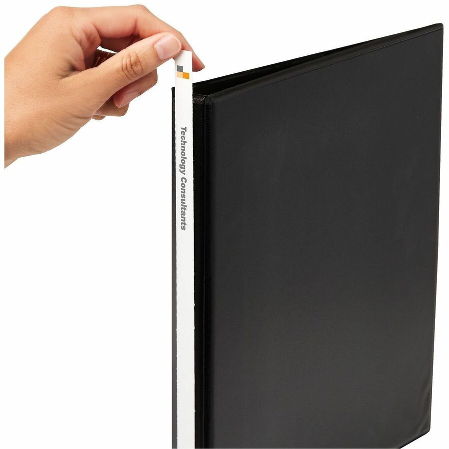 For 1/2" Sheet - 3 x Rings - Ring Binder - Bright White - Card Stock - 80 / Pack