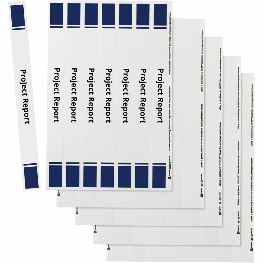 1.4" Width - 40 Capacity - For 1" Sheet - 3 x Rings - Ring Binder - Bright White - Card Stock - 40 / Pack