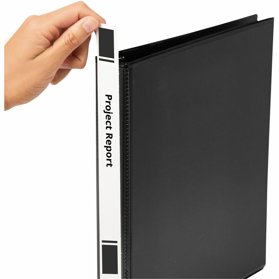 1.4" Width - 40 Capacity - For 1" Sheet - 3 x Rings - Ring Binder - Bright White - Card Stock - 40 / Pack