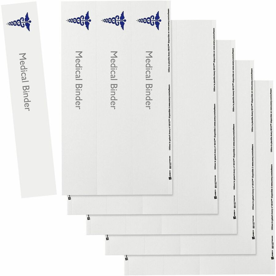 2.8" Width - For 2" Sheet - 3 x Rings - Ring Binder - Bright White - Card Stock - 20 / Pack
