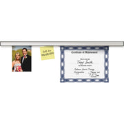 Grip-A-Strip Mounting Rail, Satin, 96" Length, 1 Each