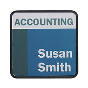 4.5" Width x 4.5" Height x 1" Depth - Wall Mountable, Cubicle-mountable - Mounting Hardware - Black - 1 Each