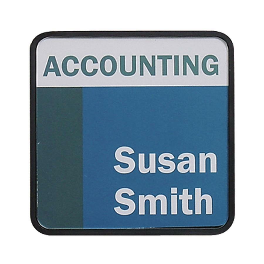 4.5" Width x 4.5" Height x 1" Depth - Wall Mountable, Cubicle-mountable - Mounting Hardware - Black - 1 Each
