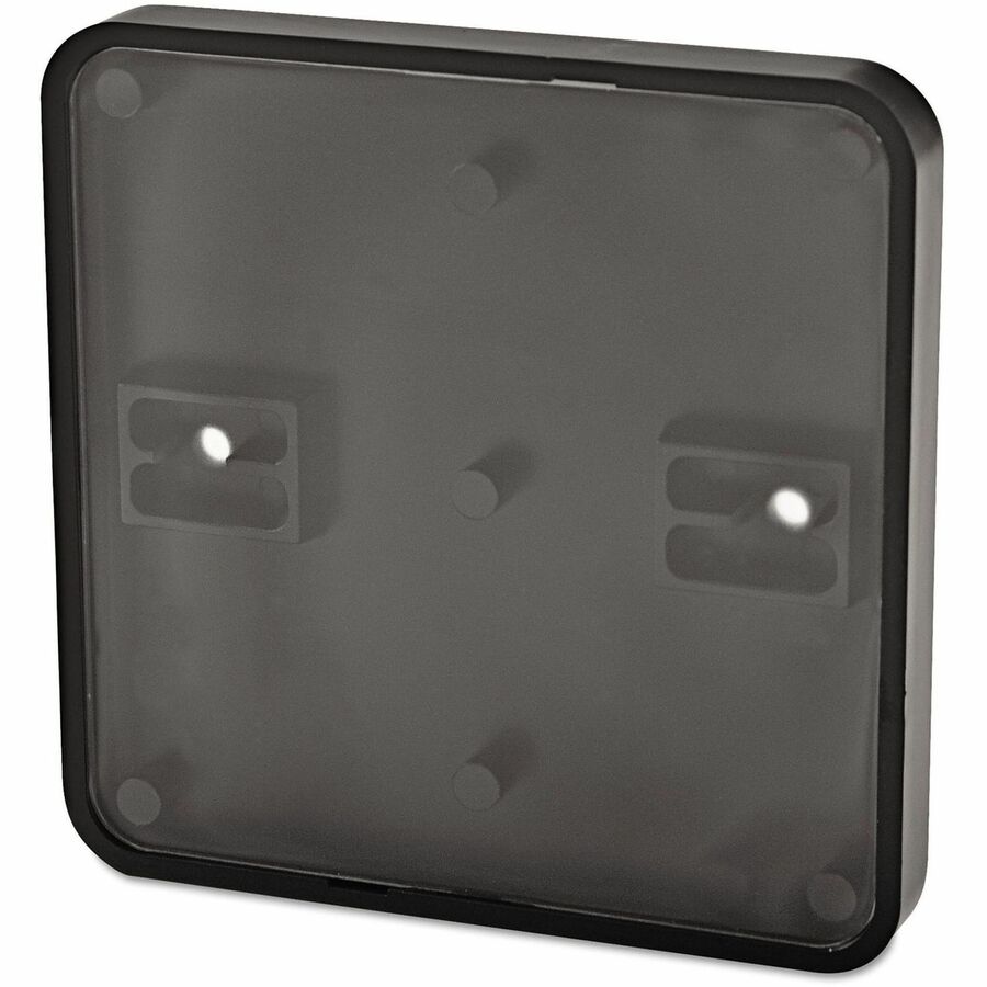 4.5" Width x 4.5" Height x 1" Depth - Wall Mountable, Cubicle-mountable - Mounting Hardware - Black - 1 Each