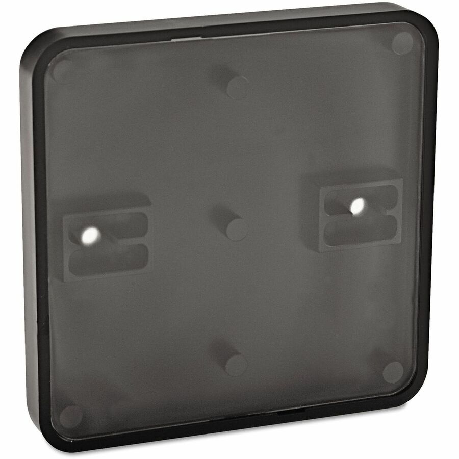 4.5" Width x 4.5" Height x 1" Depth - Wall Mountable, Cubicle-mountable - Mounting Hardware - Black - 1 Each