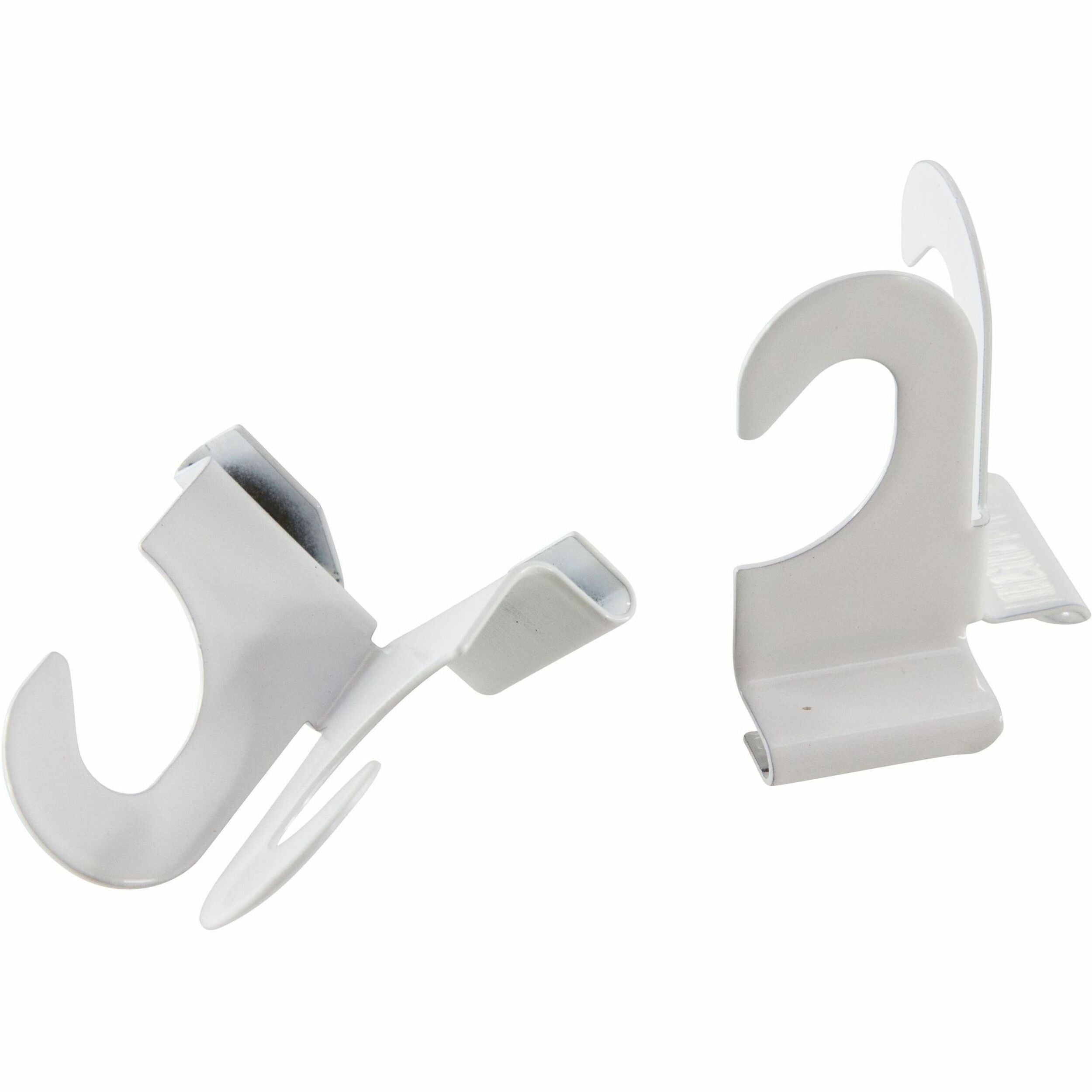 30 lb (13.61 kg) Capacity - Durable - 2" Size - for Plant, Sign, Decoration, Office, Classroom, Garage, Home, Cell Phone - White - 2 / Pack