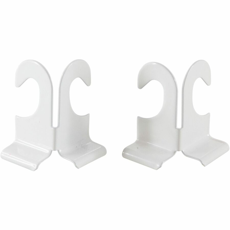 30 lb (13.61 kg) Capacity - Durable - 2" Size - for Plant, Sign, Decoration, Office, Classroom, Garage, Home, Cell Phone - White - 2 / Pack